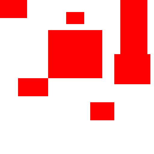 Shaded Map of the World with Red Countries - DrawGPT