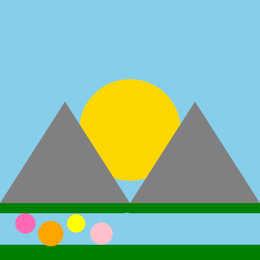 Peaceful Landscape of Unity - DrawGPT