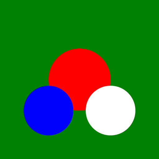 Boccia Logo with Three Balls - DrawGPT