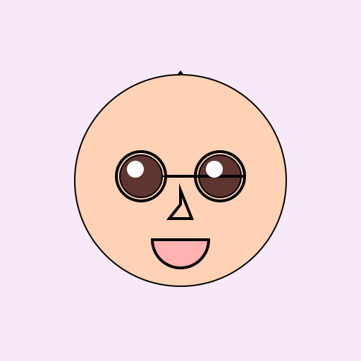 Anime Cool Girl with Glasses - DrawGPT