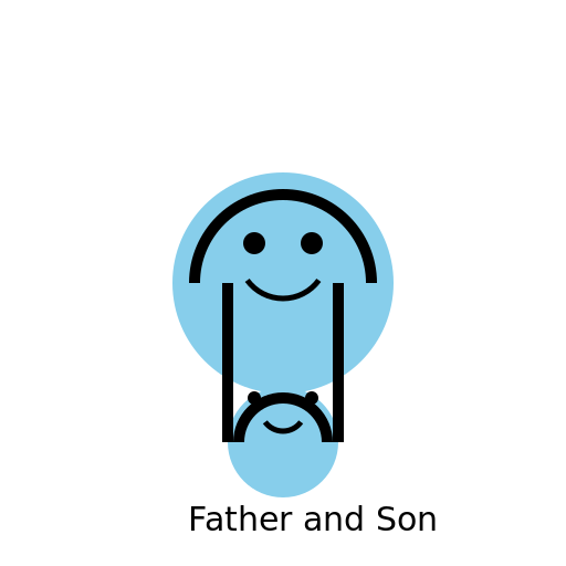 Back View of Father and Son Holding Hands - DrawGPT