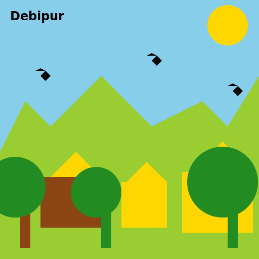The Enchanting Village of Debipur - DrawGPT