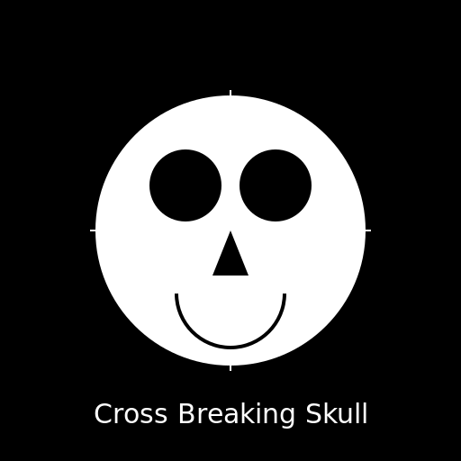 Cross Breaking Skull - DrawGPT
