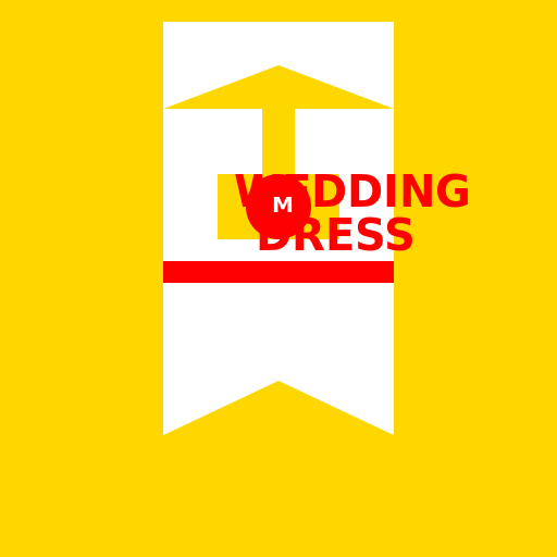 Wedding Dress with a McDonald's Theme - DrawGPT