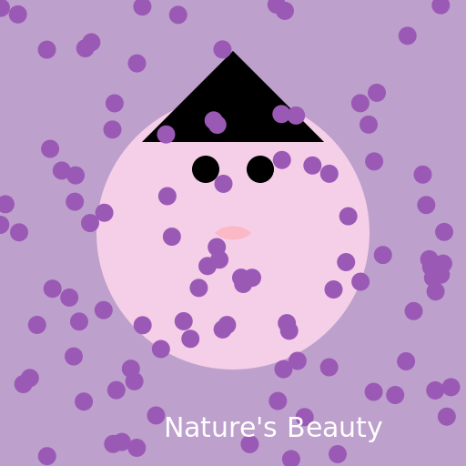 Busty Beauty in a Purple Paradise - DrawGPT
