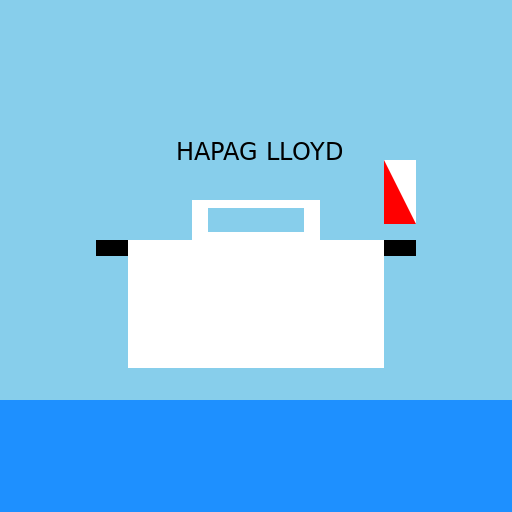 Hapag Lloyd Ship - DrawGPT