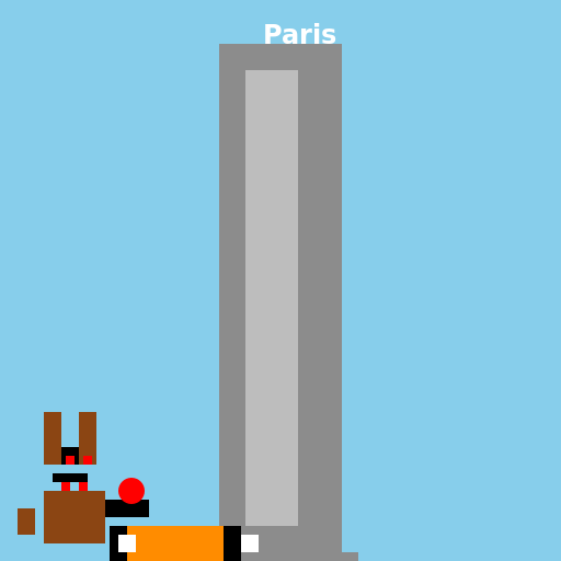 Bear Riding a Quad under the Tour Eiffel - DrawGPT