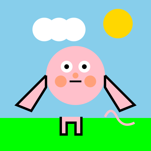 Peppa Pig Enjoying Nature's Call - DrawGPT