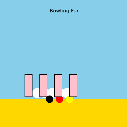 Group of Senior Women Playing Bowling - DrawGPT