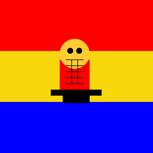 Spiderman with the German Flag Colors - DrawGPT