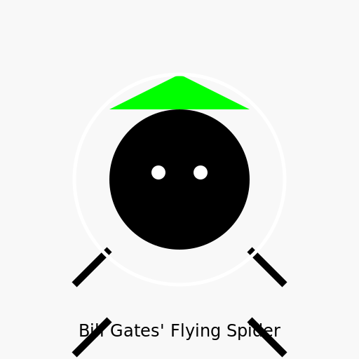 Bill Gates' Flying Spider - DrawGPT