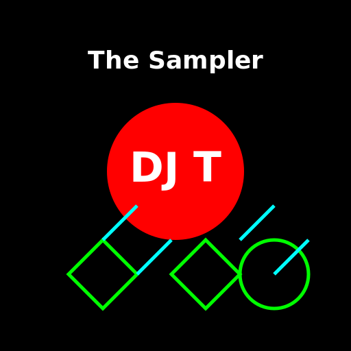 The Sampler by DJ T - SCFI Album Cover - DrawGPT