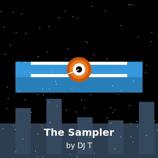 The Sampler by DJ T - SCFI Album Cover - DrawGPT