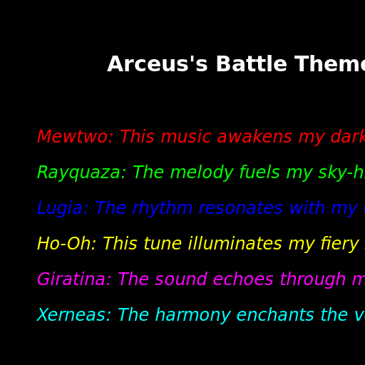 Legendary Pokemon React to Arceus's Battle Theme - DrawGPT