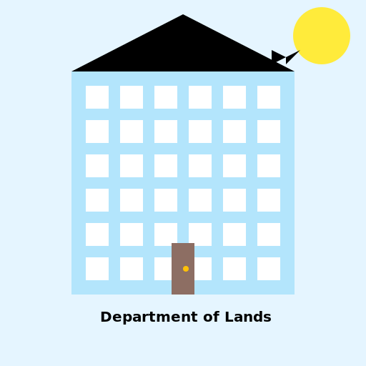Department of Lands Building - DrawGPT