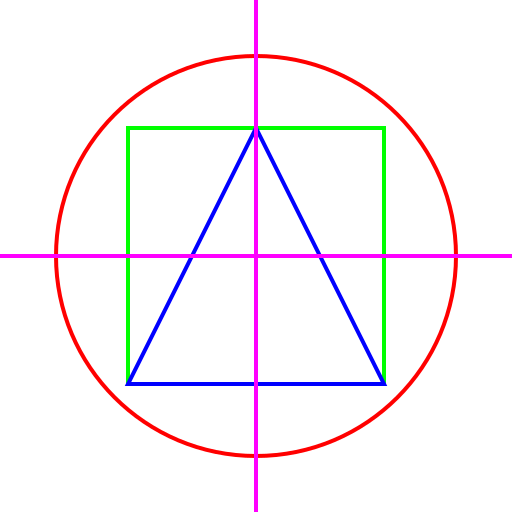 Basic Geometric Line Art - DrawGPT