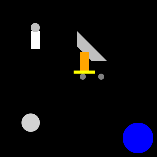 Forklift in Space - DrawGPT