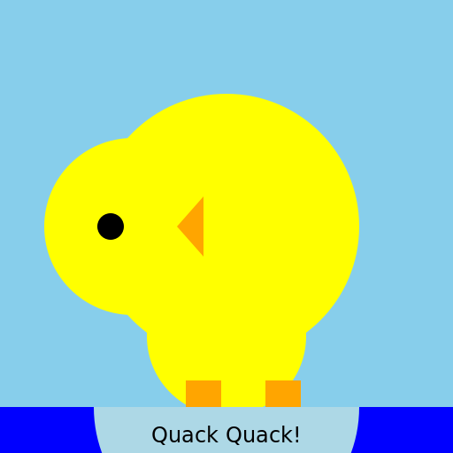 Quack Quack! Here comes the Duck! - DrawGPT
