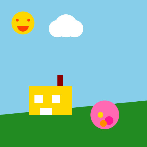 A Peaceful Countryside in Burton, Lincolnshire - DrawGPT