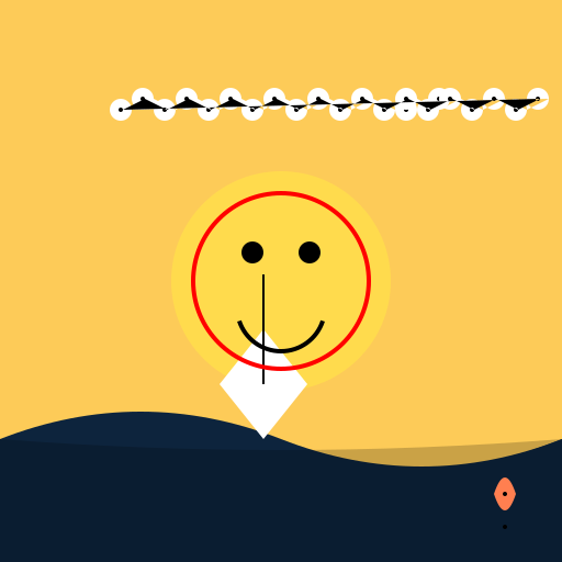 Sunset Over the Ocean - DrawGPT