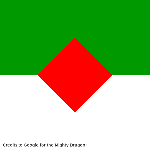 White and Green with Dragon - DrawGPT