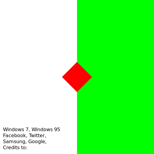 Welsh Flag with Vertical Dragon and Credits - DrawGPT