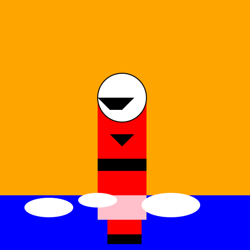 Girl in Red Dress by the River - DrawGPT