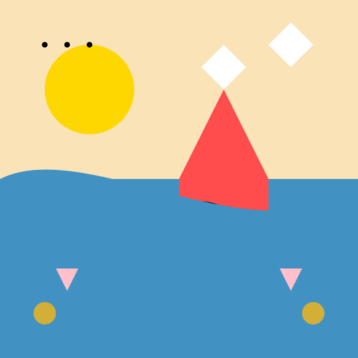 Chico y chica viendo el atardecer en la playa - DrawGPT