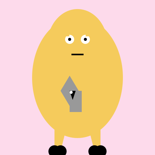 Fainting Goat with a Knife in its Teeth - DrawGPT