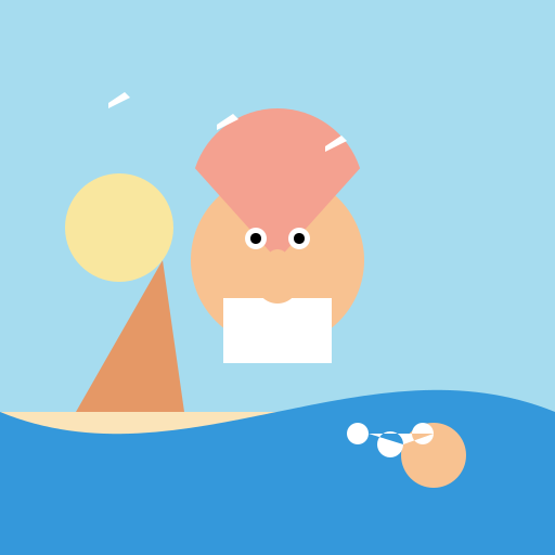 Anna Kendrick on a Beach - DrawGPT