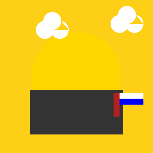 Warm Golden Sunrise over Military Base - DrawGPT