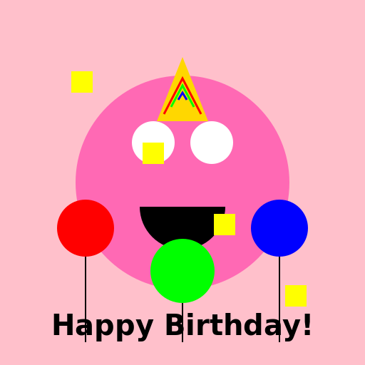 Barbapapa Celebrating Birthday - DrawGPT