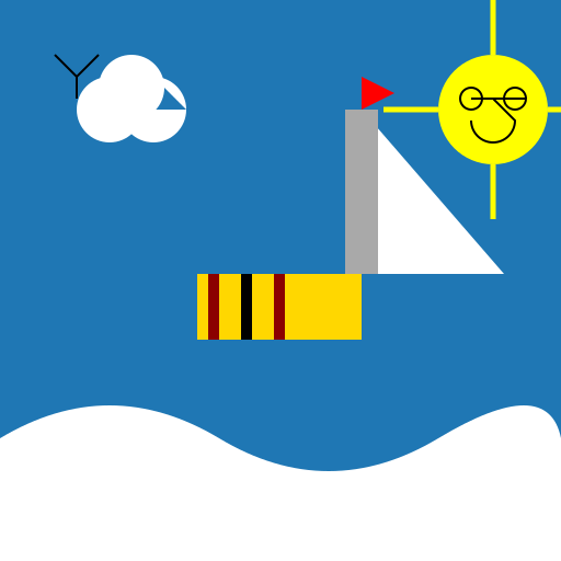 Fast Sailboat - DrawGPT