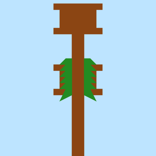 Simple Palm Trees Connected at the Roots - DrawGPT