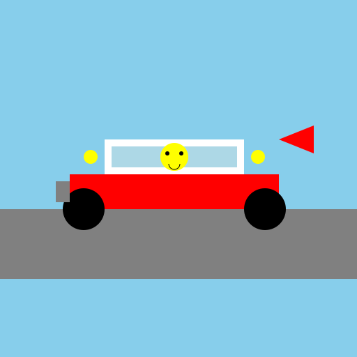 Zooming Car - DrawGPT