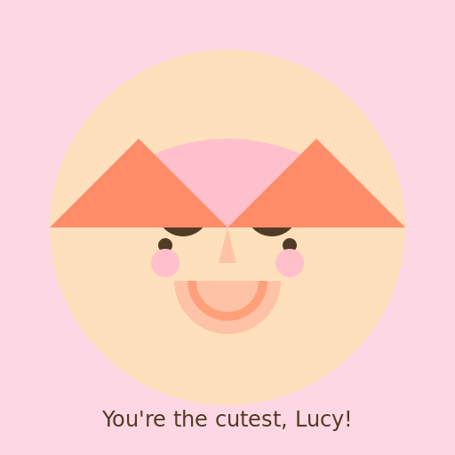 Portrait of Lucy, the Adorable Five-Year-Old - DrawGPT
