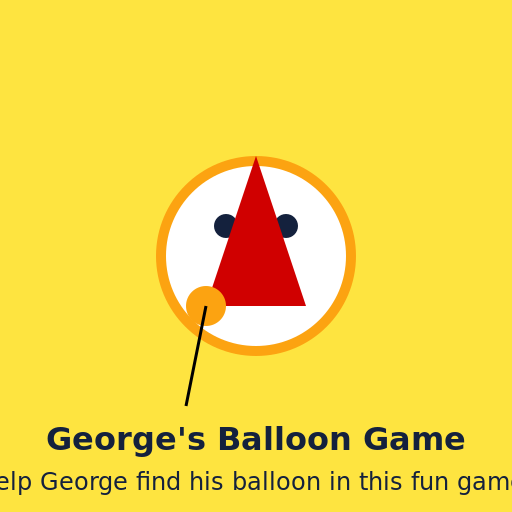 George's Balloon Game Logo - DrawGPT