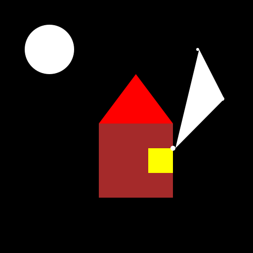 Hut in the Moonlight - DrawGPT