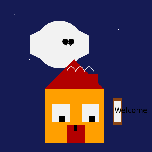 A House in Moonlit - DrawGPT