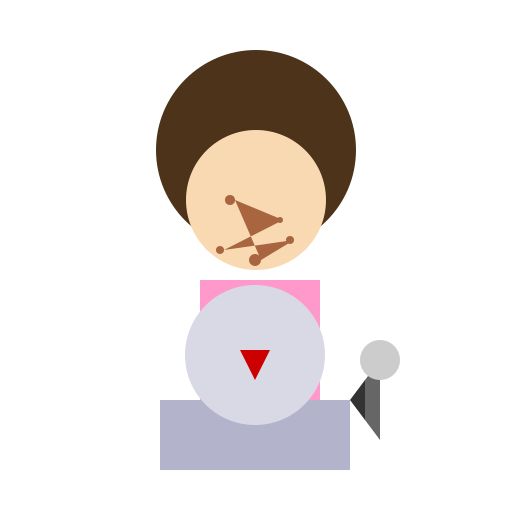 Brunette Woman with Short Hair and Freckles - DrawGPT