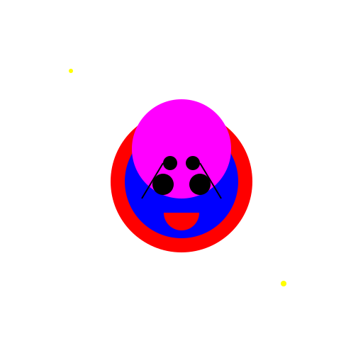 Grunkfuss the Clown Game Logo - DrawGPT