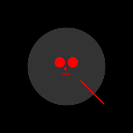 Sith Cat with a Red Lightsaber - DrawGPT