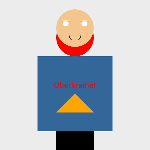 Traditional Carinthian Patent Examiner Martin with an Oberkrainer Sausage - DrawGPT