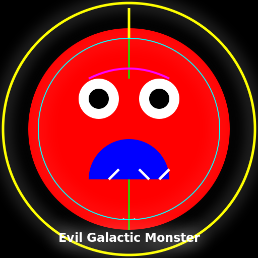 Evil Galactic Monster - DrawGPT