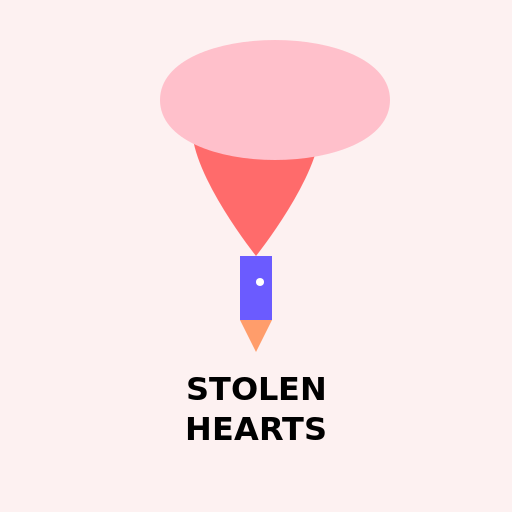 Logo for STOLEN HEARTS - A teenage fashion brand - DrawGPT