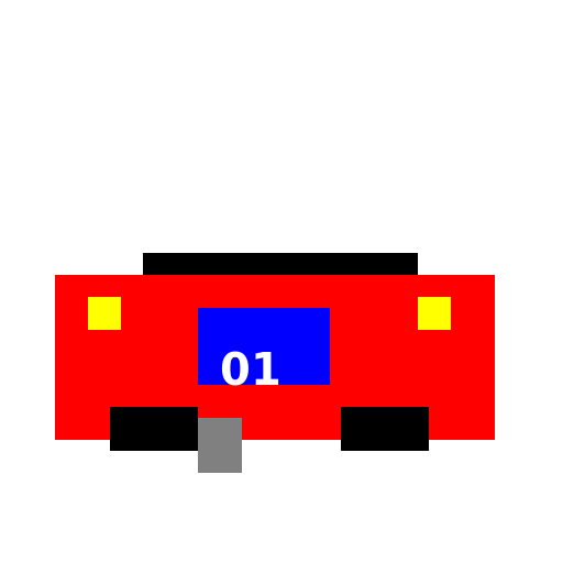 Red Race Car - AI Prompt #769 - DrawGPT