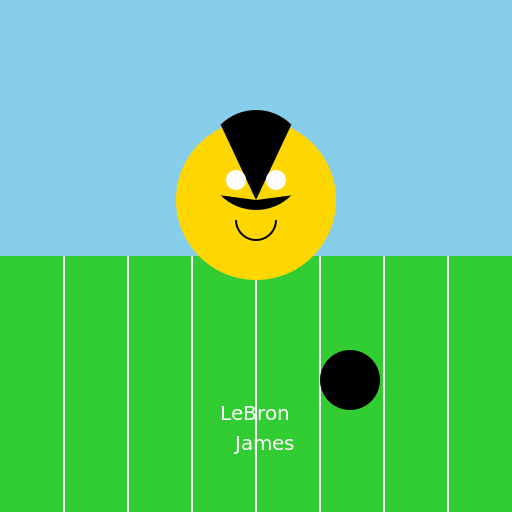 LeBron James Playing Football - DrawGPT