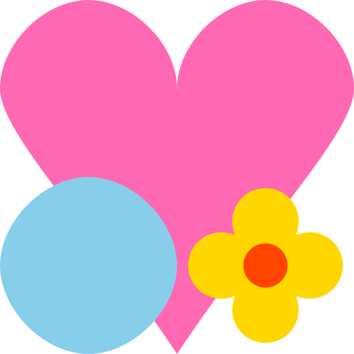 Heart, Butterfly, and Sunflower - DrawGPT