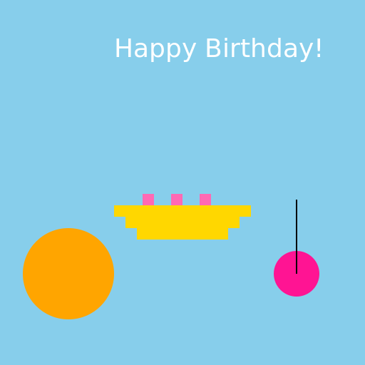 Birthday Celebration with Two Characters - DrawGPT