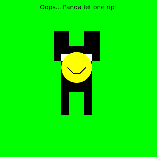 Rehydrated Panda Fart - DrawGPT